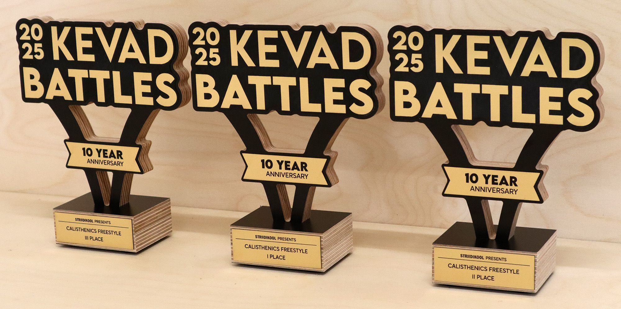 puidust karikad - auhinnad